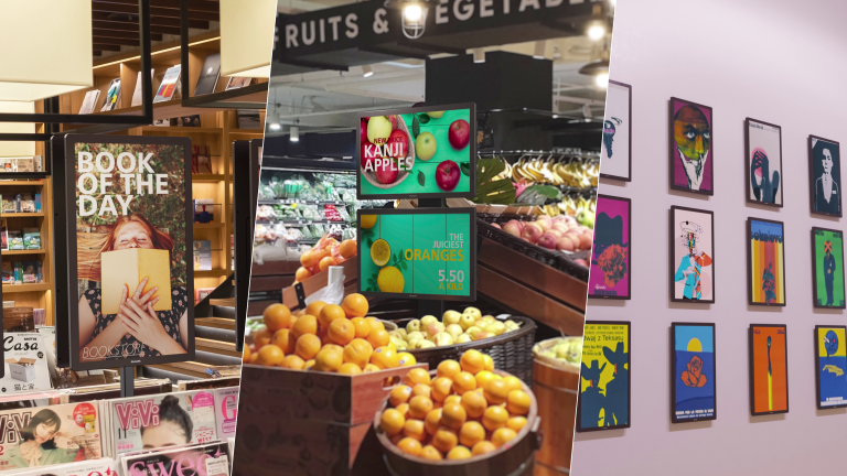 carteleria digital para negocios interior comercios y pantallas