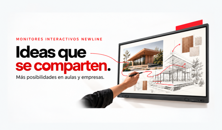 Monitores interactivos Newline para aulas y empresas